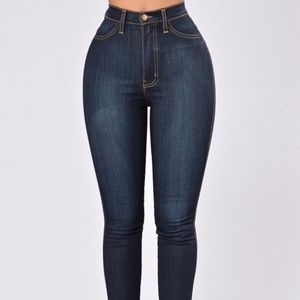 Fashion Nova High Waisted Jeans.